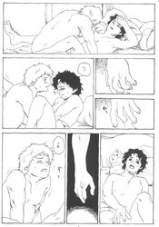 comic frodo_baggins lord_of_the_rings male male_only monochrome multiple_males sam samwise_gamario_gamgee tagme yaoi