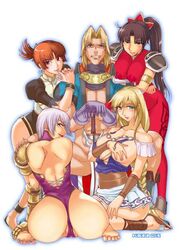 ass chai_xianghua dat_ass female harem human isabella_valentine kamitsuki_manmaru male milf pururun_estate raphael_sorel sophitia_alexandra soul_calibur straight taki