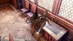 1girls 1guy 1male animated ass black_male choke_hold choking climax converse cum_in_pussy dark-skinned_male female_penetrated grand_theft_auto grand_theft_auto_vi interracial latina lucia_(gta) masturbating moaning pleasure ponytail sex sound standing_sex tagme video virtamate