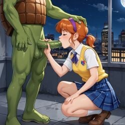 april_o'neil donatello teenage_mutant_ninja_turtles teenager tmnt_2012