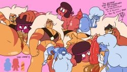 big_dom_small_sub cartoon_network choking_on_cock gem_(species) jasper_(steven_universe) jones_boi jonesbo50034805 rubbing_ass_on_penis ruby_(steven_universe) sapphire_(steven_universe) steven_universe sucking_penis