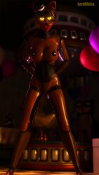 3d_(artwork) animatronic anthro bear black_nipp blender_(artwork) brown_body cheek_dots digital_media_(artwork) female five_nights_at_freddy's five_nights_at_freddy's_2 glowing glowing_eyes hi_res lordchica_(artist) machine mammal robot scottgames solo synthetic toy_freddy_(fnaf) toy_freddy_(psychojohn2) yellow_eyes