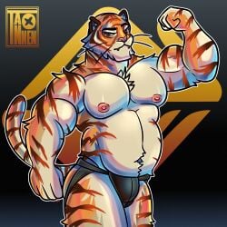 bara fortnite furry jockstrap muscles muscular oscar_(fortnite) tiger