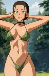 1girls 2d ai_generated ass athletic athletic_female avatar_legends avatar_the_last_airbender big_breasts blush breasts brown_hair cum cum_in_panties cum_on_panties curvy curvy_figure cute cute_face dark_skin detailed dinixdream eyelashes female female_only fit_female focus high_quality katara legs light-skinned_female light_skin lips lipstick looking_at_viewer navel nickelodeon nipples nude patreon patreon_username petite posing pussy seductive seductive_look self_upload slim stable_diffusion standing swimsuit tagme teenager thick_thighs thighs water_tribe young