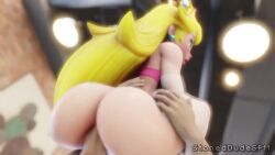 3d anal anal_penetration anal_sex animated artist_name ass big_ass big_breasts blonde_hair bra crown female female_moaning fucking human loop male mario_(series) moaning plap princess princess_peach sex sound stoneddude super_mario_bros. tagme uncensored unseen_male_face upright_straddle video