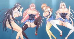 4girls after_masturbation amamiya_akira aota_natsu ass big_ass big_boobs big_breasts big_tits breasts breasts_out breasts_out_of_clothes censored censored_pussy closed_eyes clothed_female cum cum_in_ass cum_in_face cum_on_body cum_on_breasts female female_only female_teacher gigantic_breasts huge_ass huge_breasts inami_mashiro kujou_sakura large_breasts multiple_girls nipples no_panties open_mouth saimin_class school school_uniform schoolgirl stitched teacher teacher_and_student tits