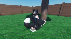 3d ass blush butt cat_tail cub cute cute_face domestic_cat fetish furry furry_male furry_tail kemono looking_back maxy_(sillymaxy) messy r34 roblox roblox_avatar roblox_studio robloxian rr34 sitting_on_cake tagme teenager young