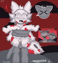 ! blood blood_on_ass blood_on_face blood_on_foot blood_on_knife blood_on_legs blood_on_self blood_on_tail blood_on_weapon d: dropping_object exclamation_mark female/male fluffy fluffy_body fluffy_ears fluffy_penis fluffy_tail gray_(sprunki) incredibox_mod knife male/female object penis_in_pussy reaction_bubble reference_image sprunki tagme weapon wenda_(sprunki)