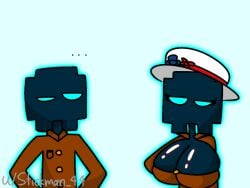 blue_background blue_eyes blue_skin cube_11_(geometry_dash) geometry_dash stickdash44 stickdash_(stickdash44) stickman44 zevon_(stickdash44)