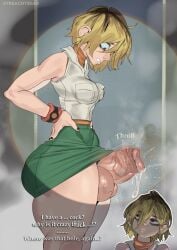 1futa ass big_breasts bottom_heavy cheryl_mason chode futa_only futanari futanari_transformation huge_ass human lowres penis_out repost side_view silent_hill solo solo_futa streachybear text thick_thighs