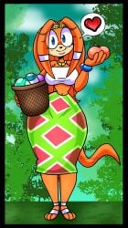 female fully_clothed furry mango_doodling sega sonic_(series) tikal_the_echidna