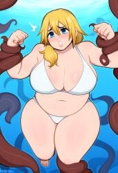 ai_generated chubby huge_breasts kingdom_hearts namine white_bikini