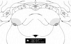 asriel_dreemurr blob fat hyper_belly hyper_fat implied_vore male_only