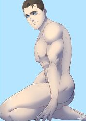 abs android ass bara biceps detroit:_become_human male male_nipples male_only muscular_male nipples nude pecs rk900 wyatt_wu1020