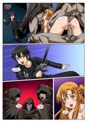 aincrad anal anal_sex bbmbbf bulldog_position comic elucidator female group_sex hand_on_head johnny_black kanamoto_atsushi kirigaya_kazuto kirito knights_of_the_blood_(sao) laughing_coffin nipples no_laughing_matter oral palcomixvip.com penis poh pussy red-eyed_xaxa shinkawa_shouichi sword_art_online tagme vaginal vassago_casals yuuki_asuna