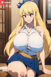 ai_generated big_breasts fairy_tail long_hair lucy_heartfilia milf tktbro very_long_hair