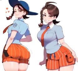 1girls 2024 2024s ai_generated anemoi ass ass_grab braid breasts butt butt_grab female female_focus female_only gameplay_mechanics gen_9_pokemon generation_9_pokemon juliana_(pokemon) nintendo pokémon pokemon pokemon_(franchise) pokemon_(game) pokemon_(trainer) pokemon_sv school_uniform tagme thick_thighs thighs