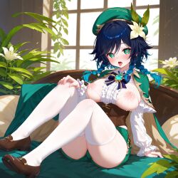 female venti from genshin impact by ministro