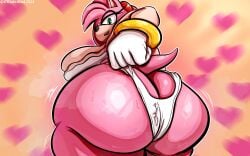 1girls amy_rose anthro between_buttocks furry general_godzilla ggodzilla4 hedgehog huge_breasts hyper hyper_ass in_panties looking_back sonic_(series) sonic_the_hedgehog_(series) tagme thick_thighs