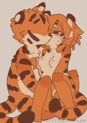 feline furry kissing nude s0711108_(artist) tiger yagi_the_goat