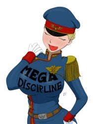 1girls astra_militarum commissar english_text female guardswoman_(warhammer_40k) imperial_guard imperium_of_man khobotov mega_milk meme text warhammer_(franchise) warhammer_40k