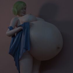 1girls 3d belly belly_expansion belly_inflation big_belly big_breasts blonde_hair breasts expansion female huge_belly hyper_pregnancy inflation mature_female milf mother nipples pregnant thatoneblueguy