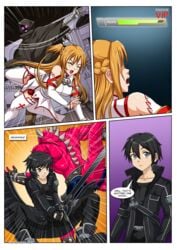 aincrad bbmbbf comic female kirigaya_kazuto kirito laughing_coffin no_laughing_matter palcomixvip.com red-eyed_xaxa shinkawa_shouichi sword_art_online tagme yuuki_asuna