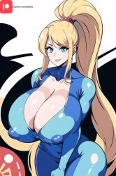 ai_generated big_ass big_breasts metroid milf samus_aran tktbro very_long_hair