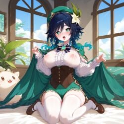 female venti from genshin impact by ministro