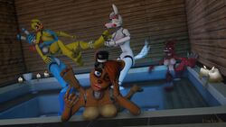 3d animatronic anthro big_breasts blush breasts burning_candles candles claws come_hither crying dirty domination feet female female_only five_nights_at_freddy's five_nights_at_freddy's_2 foot_fetish foot_focus foxy_(fnaf) freddy_(fnaf) frederika_(fnaf) hawkvally hot_tub laughing mangle_(fnaf) nipples nude nudity paws rule_63 spa tickling toes toy_bonnie_(fnaf) toy_chica_(fnaf) toy_freddy_(fnaf) video_games white_candles