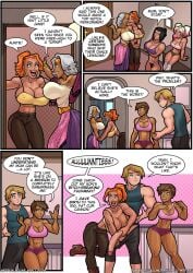 1boy 2024 5girls artist_name aunt big_ass big_breasts breasts bust busty chest clothed clothing comic_page curvaceous curvy curvy_figure digital_media_(artwork) english_text female fit_female gilf herron_house_(series) hips hourglass_figure huge_ass huge_breasts jane_herron jenna_herron jon_herron large_ass large_breasts legs light-skinned_female light-skinned_male light_skin male male/female mature mature_female mature_male mild mother mother_and_son multiple_girls muscles muscular muscular_arms muscular_female muscular_legs muscular_male muscular_thighs my_mom_and_sister_are_size_queen_sluts nephew niece rabies-t-lagomorph short_hair short_shorts size_difference slim_waist slutwr1ter son speech_bubble straight tank_top thick thick_hips thick_legs thick_thighs thighs top_heavy vera_herron vivian_herron voluptuous waist wide_hips