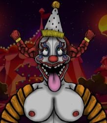 clown clown_girl female five_nights_at_freddy's five_nights_at_freddy's:_secret_of_the_mimic five_nights_at_freddy's:_security_breach fnaf jackie_(fnaf) jester rule_63 secret_of_the_mimic the_mimic_(fnaf)