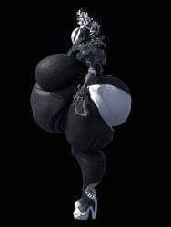 bbw big_belly big_breasts breasts chubby cleavage female high_heels huge_belly huge_breasts mag_(warframe) overweight overweight_female qzk_forte tagme thick_thighs warframe wide_hips