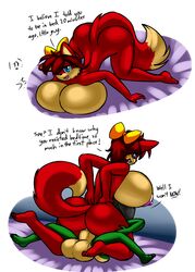 fiona fox from sega by norithics