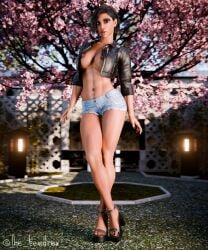 3d big_ass big_breasts high_heels overwatch overwatch_2 pharah platform_heels tagme