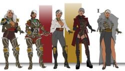 1girls female imperium_of_man norkoartstuff rogue_trader rogue_trader_(video_game) short_hair warhammer_(franchise) warhammer_40k white_hair