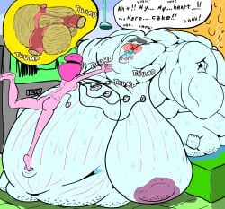 adventure_time begging cellulite clogged_arteries engulfed fat_feet fat_hands health_issues heart_issues heartbeat hyper_belly hyper_fat hyper_thighs immobile marceline organs princess_bubblegum tagme tagme_(artist) unhealthy x-ray