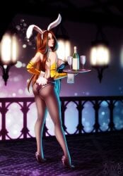 bunny_ears bunnysuit high_heels long_hair oc original_character warhammer_(franchise) warhammer_40k zliva