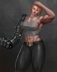 1girls abs adeptus_astartes advisorium big_breasts bigger_female breasts_visible_through_clothing cybernetic_arm cybernetic_limb cybernetics female female_space_marine imperium_of_man muscle muscle_girl muscle_mommy muscles muscular muscular_female nipples_visible_through_clothing rule_63 space_marine taller_female taller_girl thick thick_ass thick_legs thick_thighs warhammer_(franchise) warhammer_40k