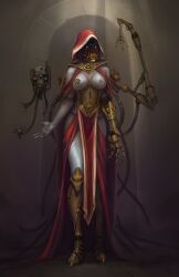 1girls adeptus_mechanicus artist_request cybernetics female imperium_of_man servo-skull tagme_(artist) techpriest warhammer_(franchise) warhammer_40k