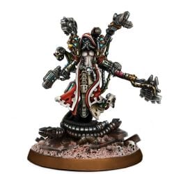 1girls adeptus_mechanicus female female_only functionally_nude functionally_nude_female gun imperium_of_man miniature photo solo solo_female techpriest warhammer_(franchise) warhammer_40k