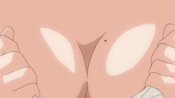 16:9_aspect_ratio animated animated asahina_mikuru bouncing_breasts breasts cleavage female female large_breasts mole screen_capture suzumiya_haruhi_no_yuuutsu