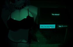 1girls 3d big_breasts breasts collar female l1ztroy no,_i'm_not_a_human no,_i'm_not_a_human_(meme) roblox robloxian source_request tagme tall white_hair