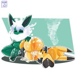 eeveelution from nintendo by moonix xero