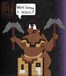 dawn (a minecraft movie) from a minecraft movie by zoyeensadart