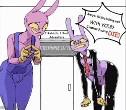 abs angry anthro anus asphyxiation ass athletic athletic_anthro athletic_male backsack ball_grab balls big_balls big_penis blush blush_lines bodily_fluids choking clothing cross-popping_vein cum duo erection evil_jax_(the_amazing_digital_circus) fellatio foreskin gay gay_male genital_fluids genitals glans glistening glistening_body glistening_butt glistening_skin glitch_productions gloves gloves_only gooseworx grass hand_around_neck handwear handwear_only hi_res holding_balls huge_balls huge_cock humanoid_genitalia humanoid_penis jax_(the_amazing_digital_circus) lagomorph leaking_precum leporid looking_pleasured male male/male mammal mostly_nude nude oral pecs penile penis plant precum pupils purple_body rabbit red_body retracted_foreskin rushbordie selfcest sex shieldshroud skindentation slim slim_anthro slim_male small_waist smile sound sound_edit sound_effect sound_effects sound_warning sounding square_crossover square_pupils stadium sweat sweatdrop tagme the_amazing_digital_circus thick_penis vein veiny_penis video voice voice_acted yaoi yellow_clothing yellow_gloves yellow_handwear yellow_sclera