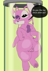 alien alien_girl angel_(lilo_and_stitch) ass big_ass big_butt edit edited fanart fat_ass four_arms furry furry_female looking_at_viewer multiple_arms