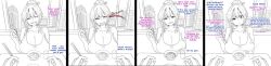 breast_grab breasts cleavage comic enormous_breasts female fondling_breast funflo_vevo huge_breasts large_breasts mind_control possession revealing_clothes sequence spirit teasing