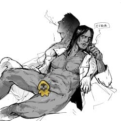 1boy 1cuntboy after_sex badzhengl4n bite_mark censored cigarette cuntboy cuntboy/male intersex long-haired_cuntboy male mature mature_cuntboy monochrome mti_crossgender muscular muscular_cuntboy muscular_thighs no,_i'm_not_a_human open_shirt protagonist_(no,_i'm_not_a_human) pubic_hair smoking vigilante_(no,_i'm_not_a_human)