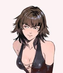 makoto niijima from persona by sarcii